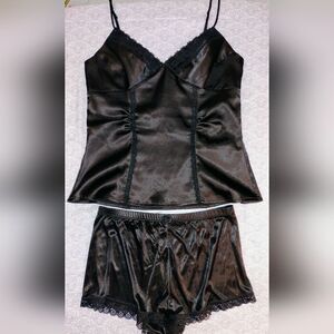 Happy Valentine's♥️ Black Lace Sexy Cami Set